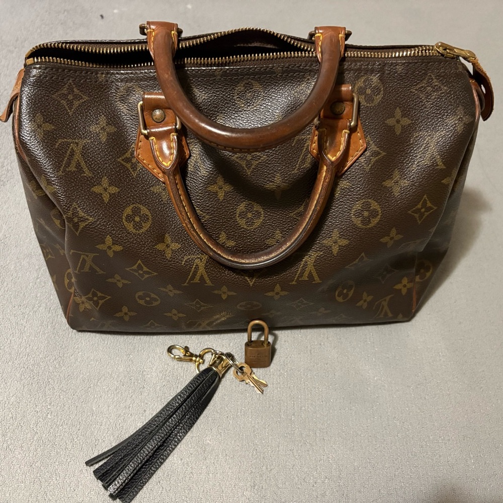 Louis Vuitton Dark Brown Monogram Satchel